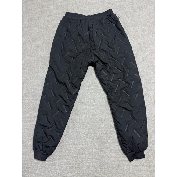 Manfinity Pants Mens Small Black Sherpa Fleece Lined Thermal Joggers Zip Pockets - Picture 8 of 8